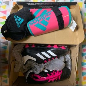 Adidas Girls soccer cleats like NEW!! Size 10.5Y